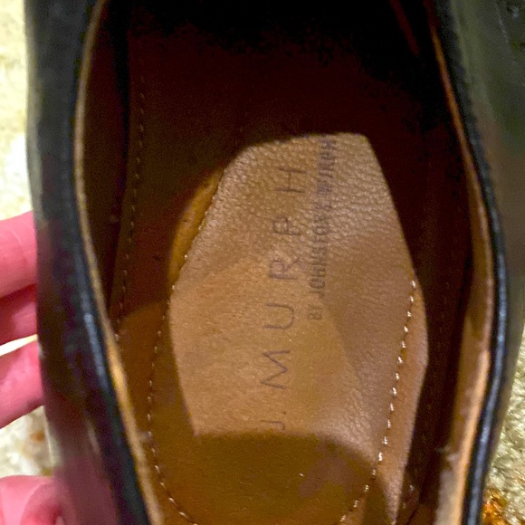 Men’s J. Murphy by Johnston and Murphy, black leather tie Oxford - Picture 7 of 8